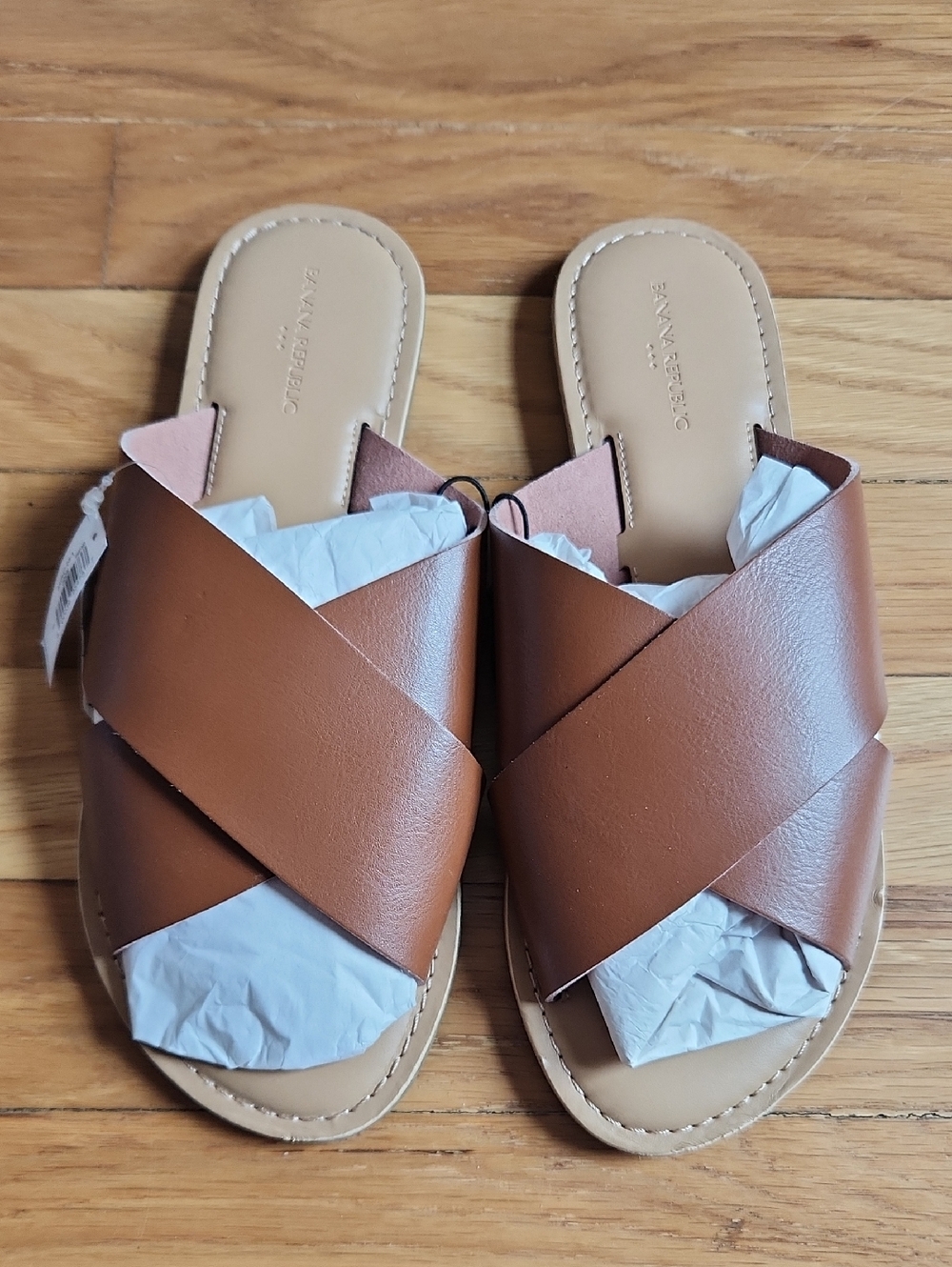 Old Navy Women's Tan Brown  Slide Sandals